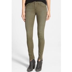 Rag & Bone Skinny Jeans in olive green